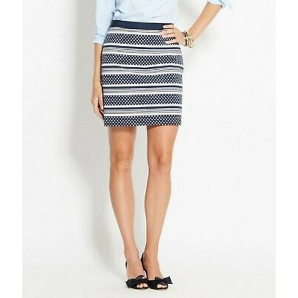 Vineyard Vines Skirt Polka Dot Stripe A-line Mini